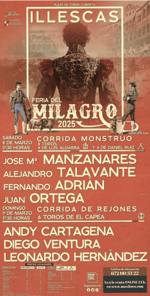 TOROS ILLESCAS 8 Y 9 MARZO 2025
