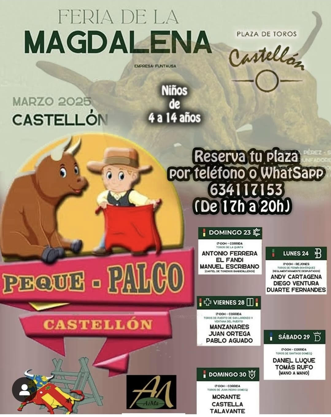 TOROS FERIA MAGDALENA MARZO 2025