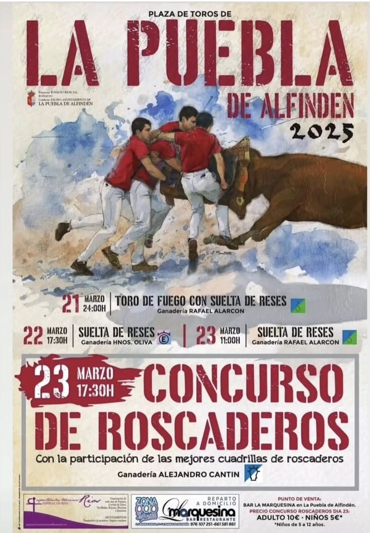 TOROSLA PUEBLA DE ALFIDEN 2025
