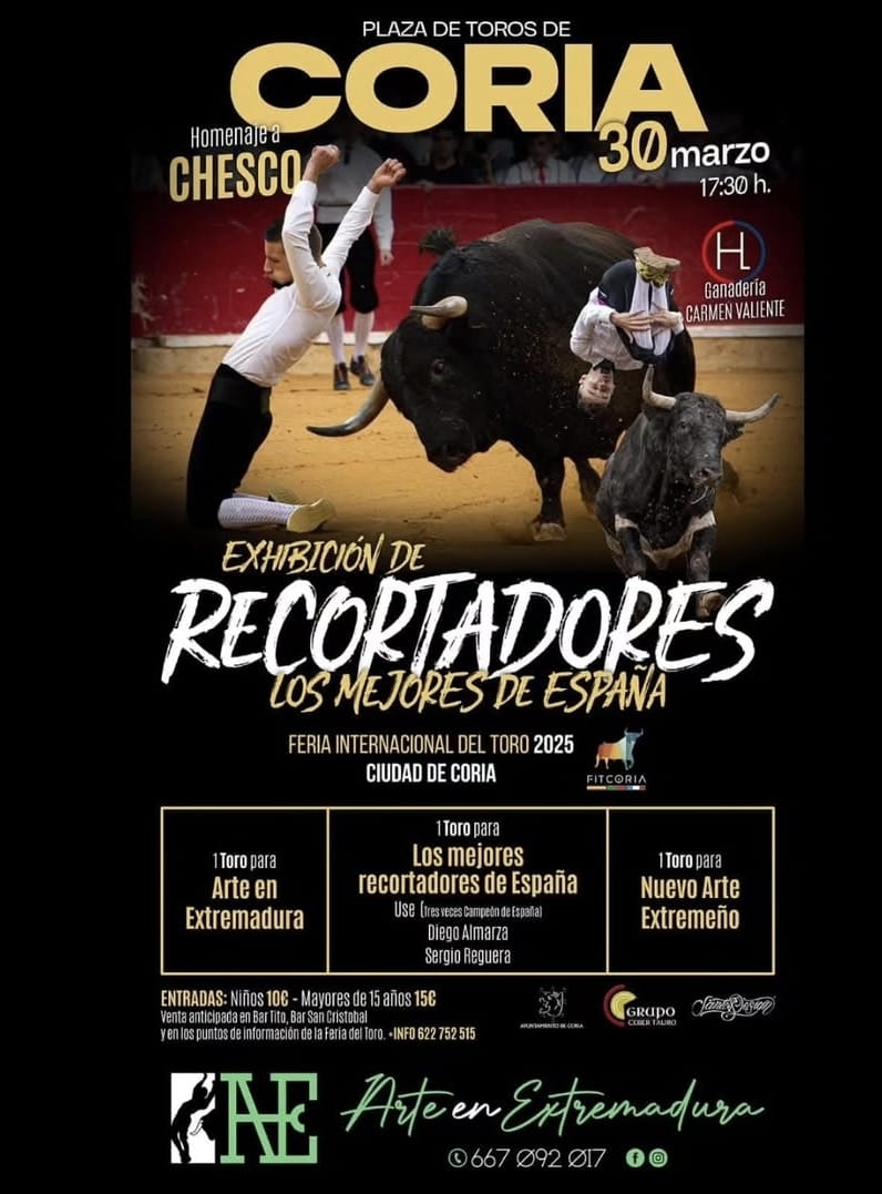 PLAZA DE TOROS CORIA 30 DE MARZO 2025