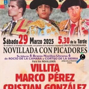 NOVILLADA CON PICADORES, MONTILLA DEL PALANCAR