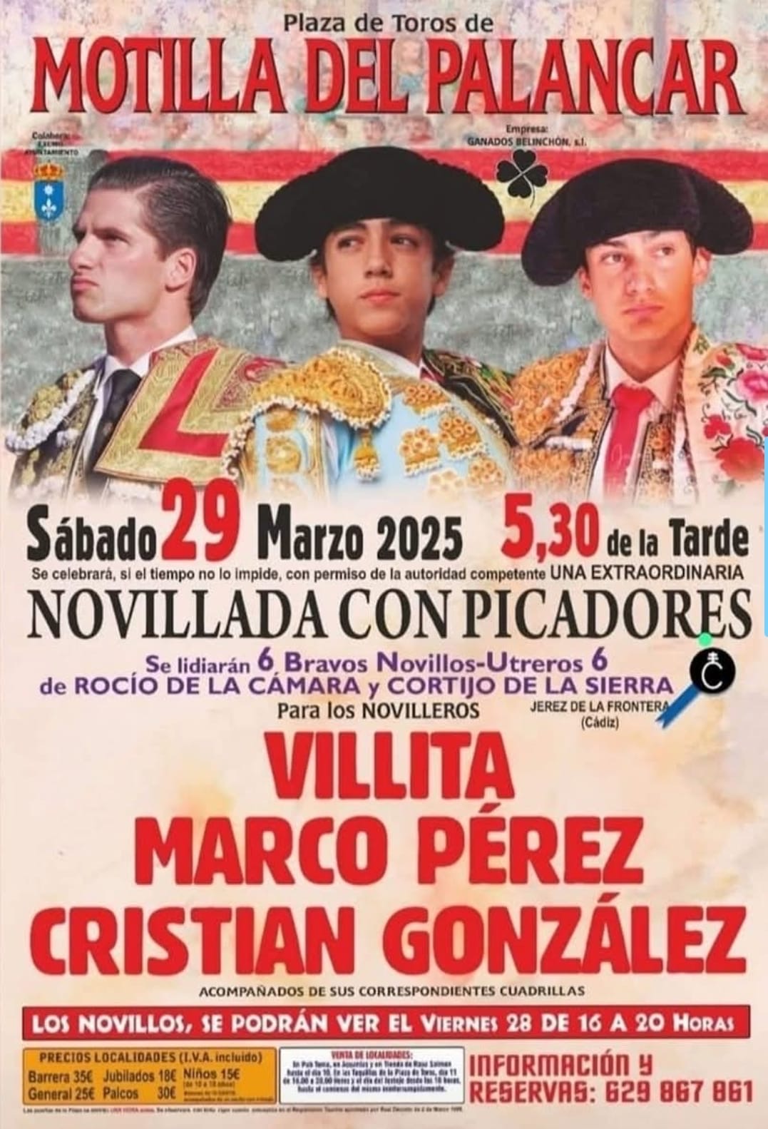 NOVILLADA CON PICADORES, MONTILLA DEL PALANCAR