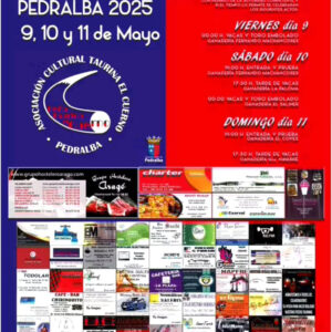 TOROS-FIN-DE-SEMANA-TAURINO-PEDRALBA-9-10-Y-11-DE-MAYO-2025