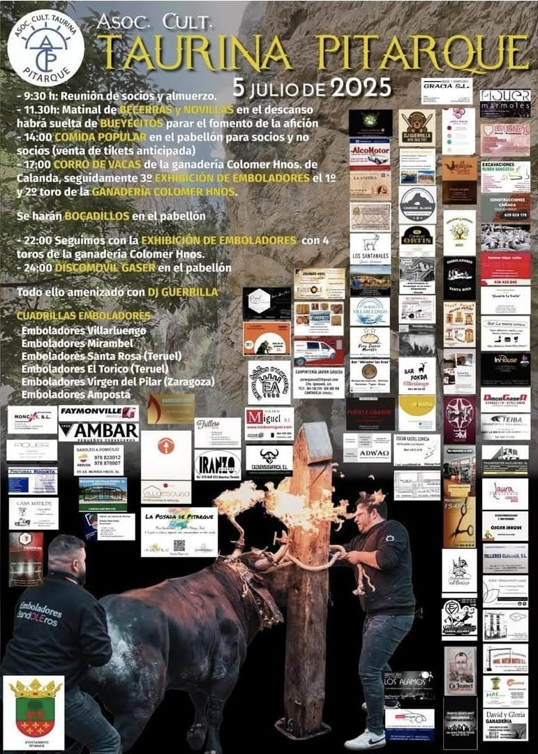 TOROS ASOC. TAURNA PITARQUE 5 JULIO 2025