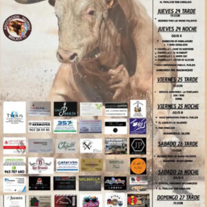 TOROS ASOCIACIÓN TAURINA MISLATA DEL 23 AL 27 DE JULIO 2025