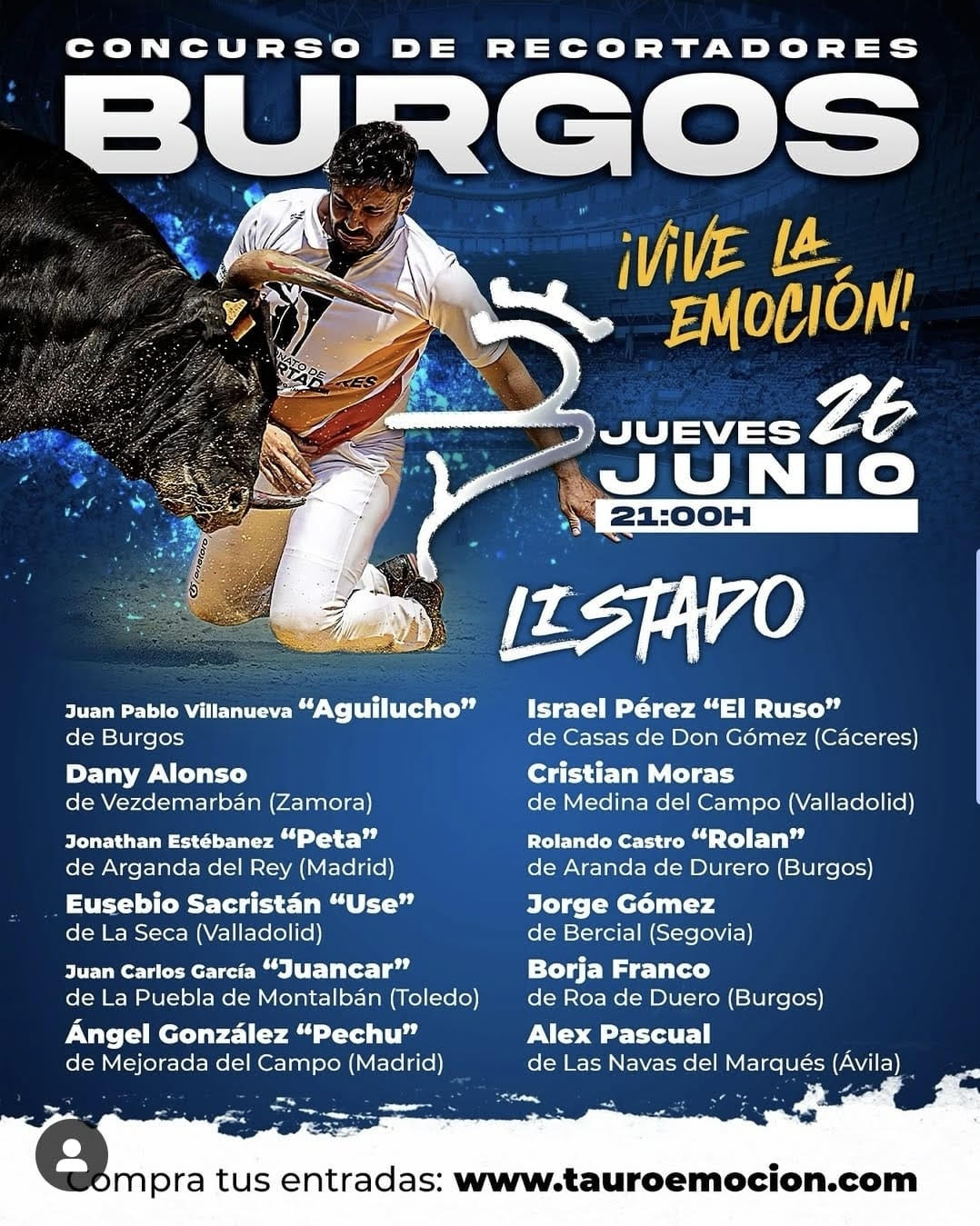 TOROS BURGOS 26 JUNIO 2025