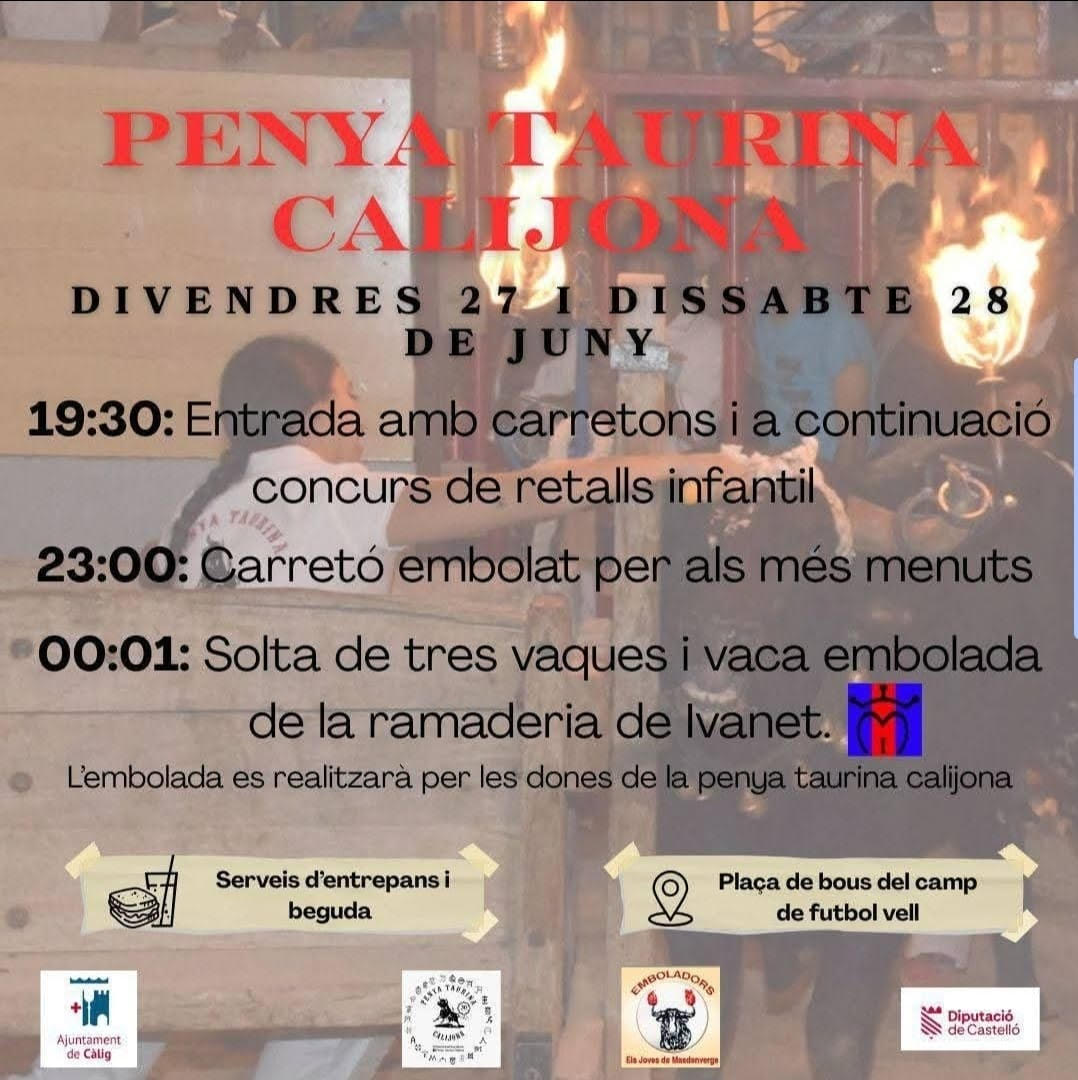 TOROS CALIJONA DEL 27 AL 28 DE JUNIO 2025