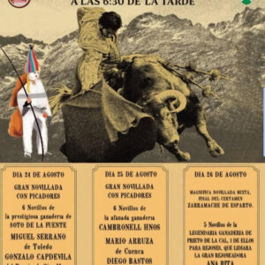 TOROS CASAVIEJA DEL 24 AL 26 DE AGOSTO 2025