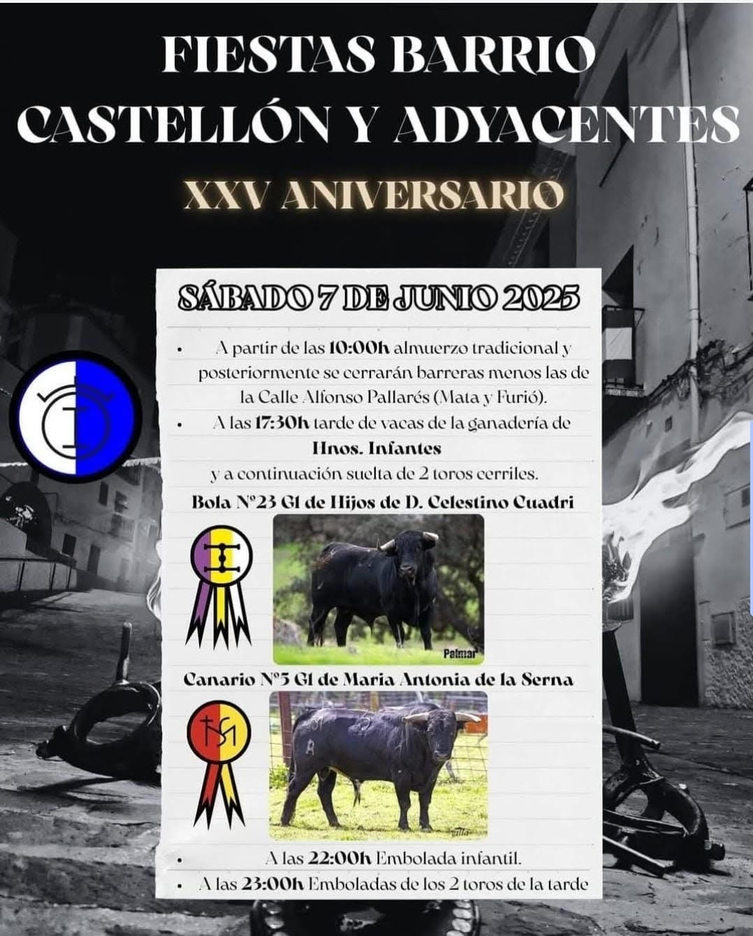 TOROS CASTELLON Y ADYACENTES 7 JUNIO 2025
