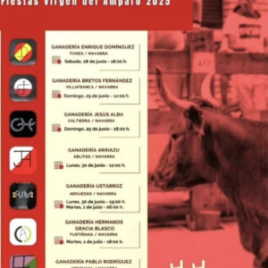 TOROS CONCURSO GANADERÍA DEL 29 JUNIO AL 2 DE JULIO 2025