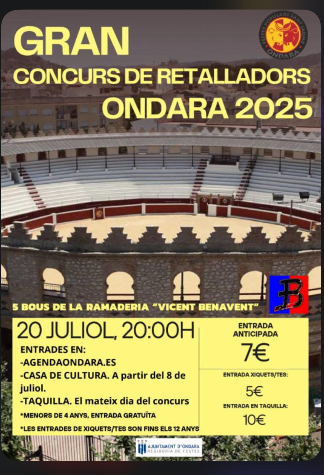 TOROS CONCURSO DE RECORTES ONDARA 20 JULIO 2025