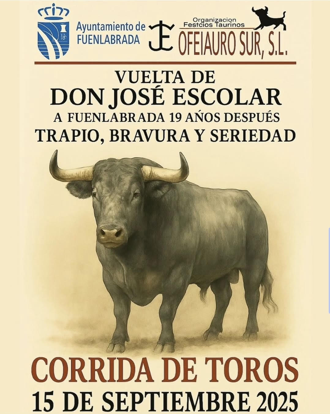 TOROS DON JOSE ESCOLAR 15 SEPTIEMBRE 2025