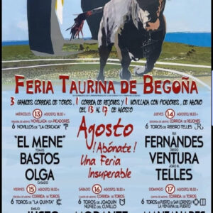 TOROS FERIA TAURINA DE BEGOÑA DEL 13 AL 17 DE AGOSTO 2025