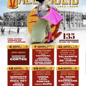 TOROS FERIA VALLADOLID 6 Y 7 SEPTIEMBRE 2025