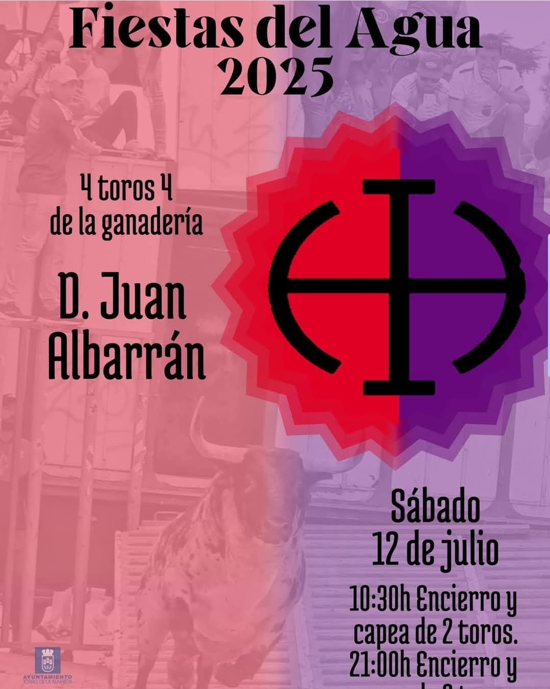 TOROS FIESTA DEL AGUA 12 JULIO 2025