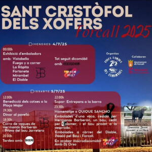 TOROS FORCALL 4 Y 5 JULIO 2025
