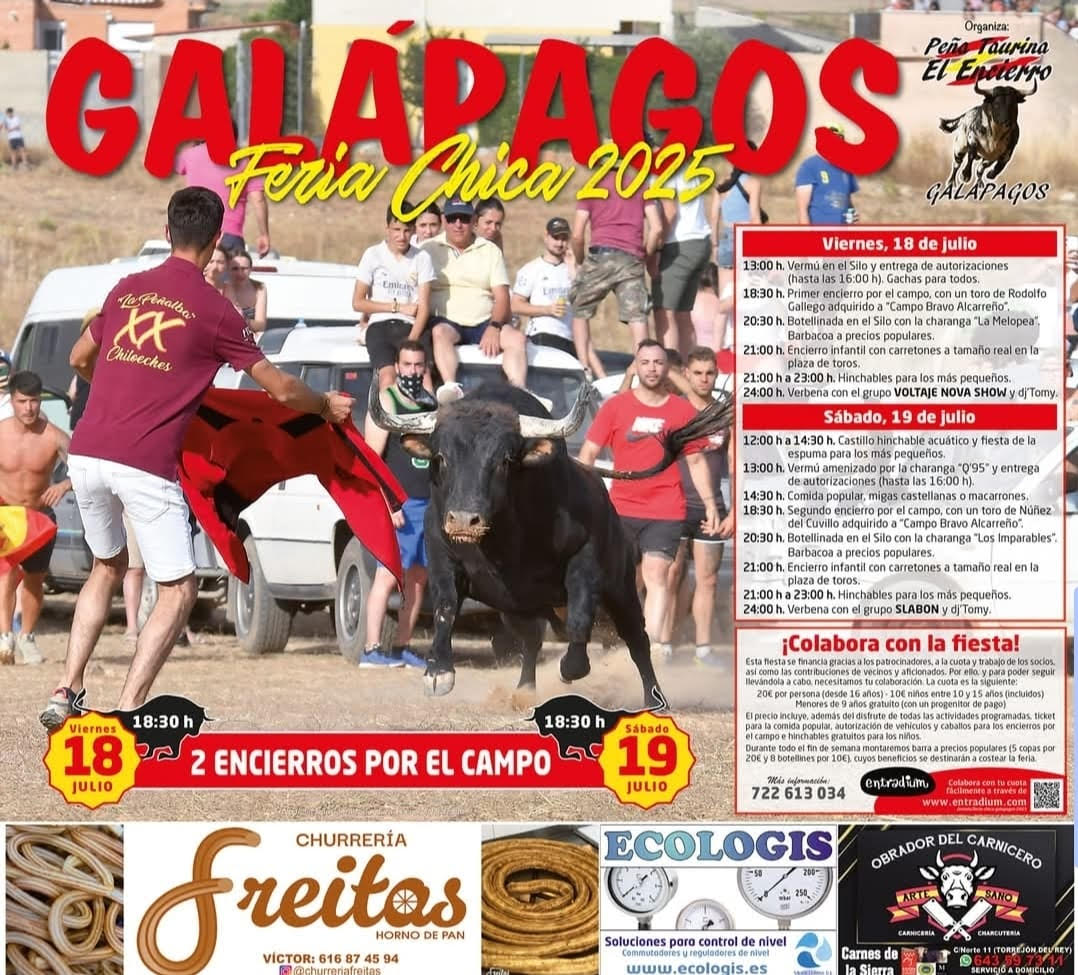 TOROS GALAPAGOS 18 Y 19 DE JULIO 2025