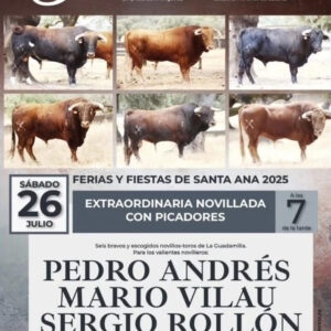 TOROS GAVILANES 26 JULIO 2025