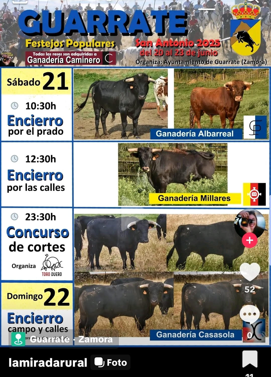 TOROS GUARRATE 21 Y 22 DE JULIO 2025