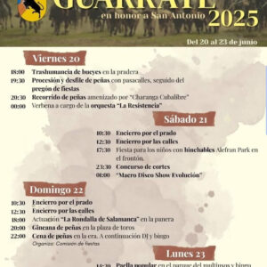 TOROS GUARRATE DEL 20 AL 23 DE JUNIO 2025