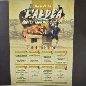 TOROS L ALDEA DEL 8 AL 16 DE AGOSTO 2025