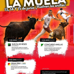 TOROS LA MUELA DEL 13 AL 15 DE JUNIO 2025