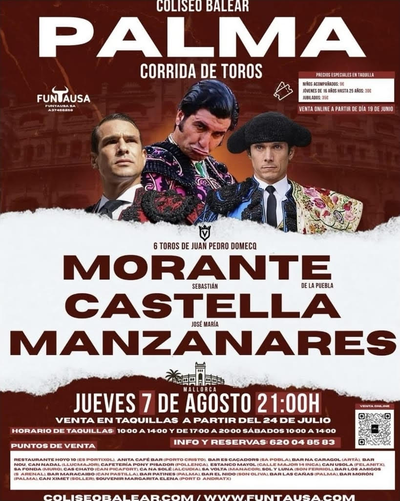 TOROS LA PALMA 7 AGOSTO 2025