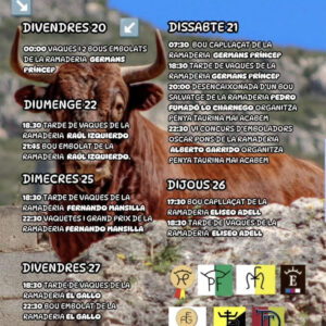TOROS LLIGALLOS DEL 21 AL 27 DE JUNIO 2025