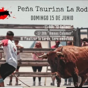 TOROS PEÑA TAURINA LA RODA 15 JUNIO 2025