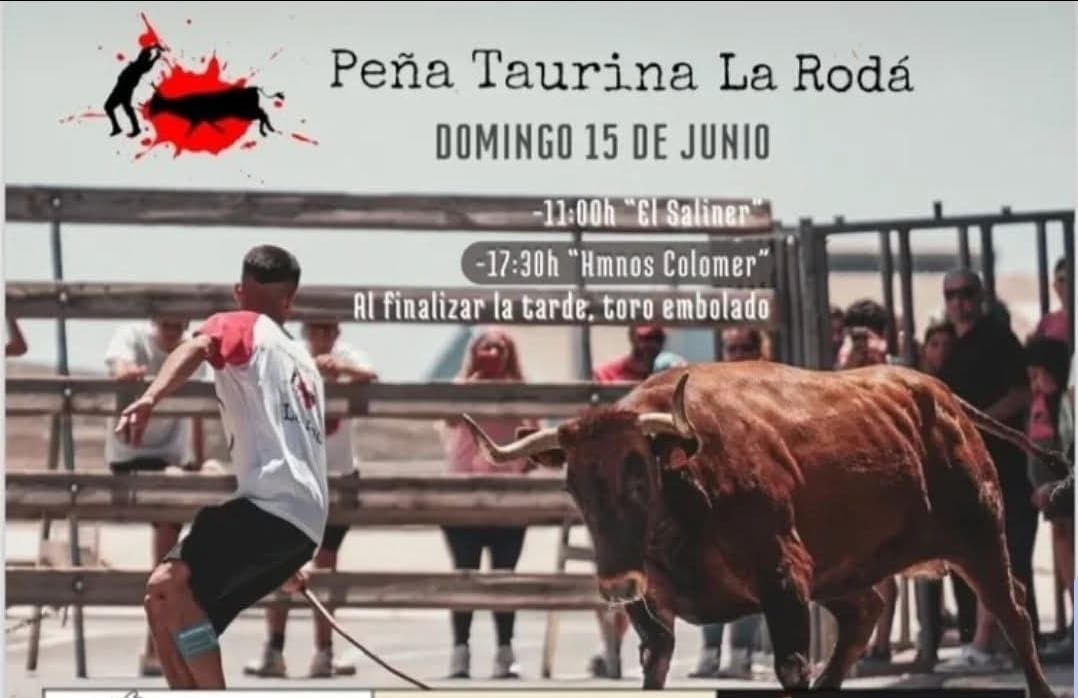 TOROS PEÑA TAURINA LA RODA 15 JUNIO 2025