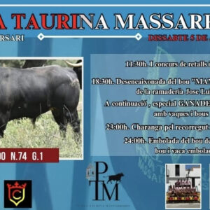 TOROS PEÑA TAURINA MASSARROJOS 5 DE JULIO 2025