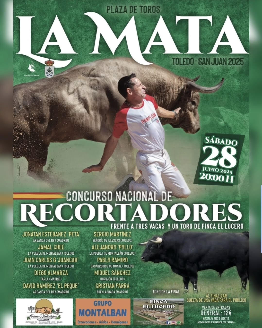 TOROS PLAZA DE TOROS LA MATA 28 JUNIO 2025