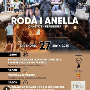 TOROS RODA Y ANELLA CANET 27 JUNIO 2025