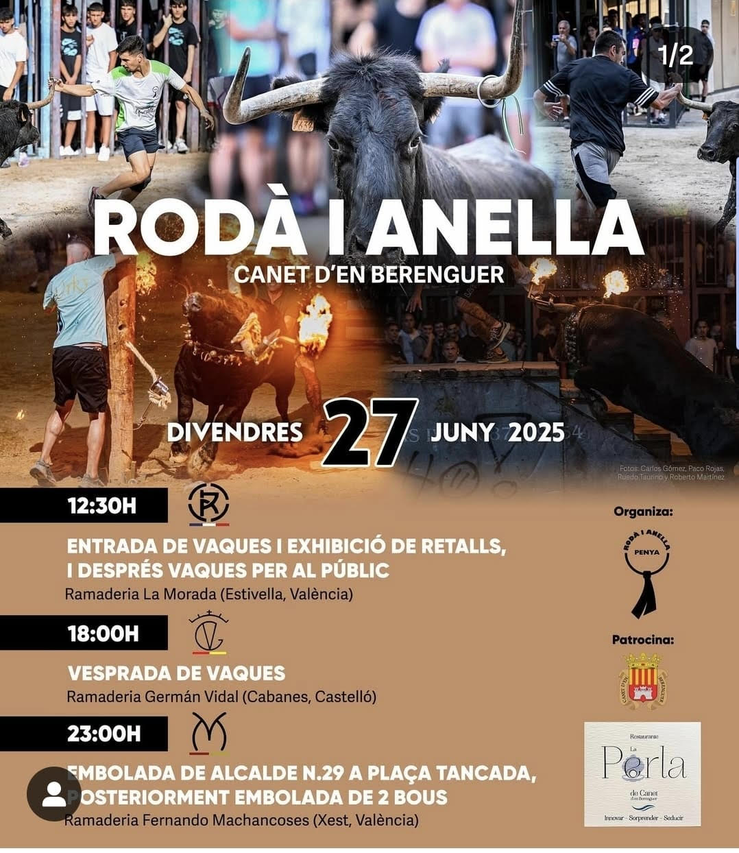 TOROS RODA Y ANELLA CANET 27 JUNIO 2025