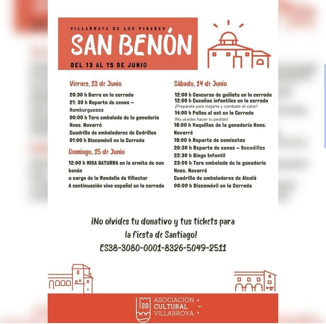 TOROS SAN BENON DEL 13 AL 15 DE JUNIO