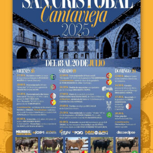 TOROS SAN CRISTOBAL CANTAVIEJA DEL 18 AL 20 DE JULIO 2025