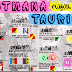 TOROS SEMANA TAURINA PUÇOL DEL 3 AL 6 JULIO 2025