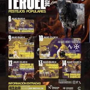 TOROS TERUEL DEL 8 AL 14 DE JULIO 2025