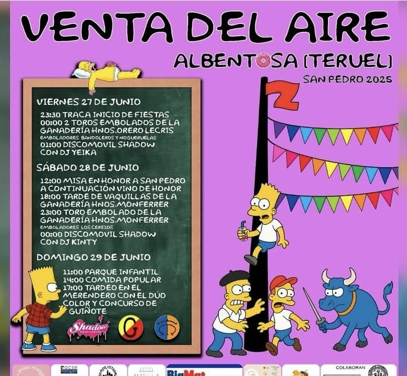 TOROS VENTA DEL AIRE DEL 27 AL 29 DE JUNIO 2025