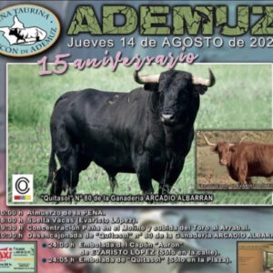 TOROS ADEMUZ 14 AGOSTO 2025