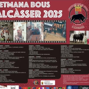TOROS ALCACCER DEL 24 AL 31 DE AGOSTO 2025"