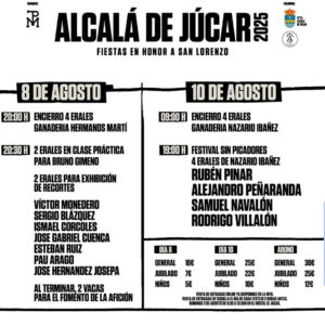 TOROS ALCALA DE JUCAR 10 AGOSTO 2525