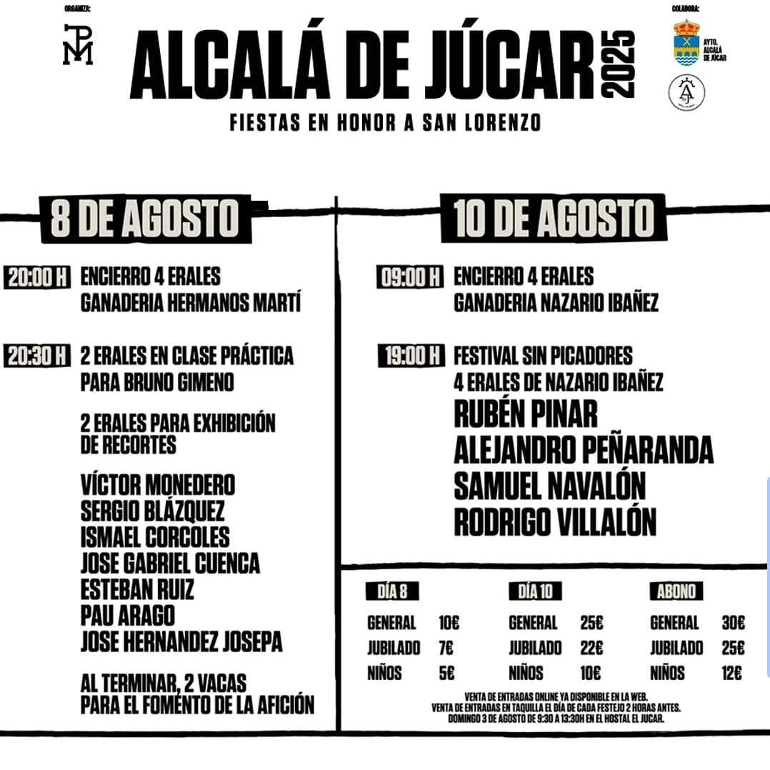 TOROS ALCALA DE JUCAR 10 AGOSTO 2525