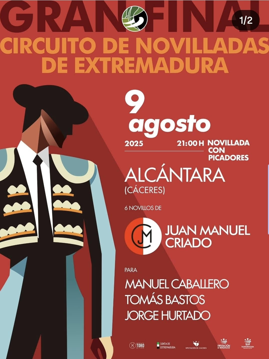 TOROS ALCANTARA 9 AGOSTO 2025