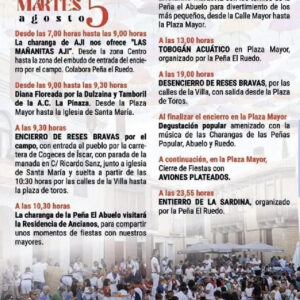 TOROS ATCISCAR 5 AGOSTO 2025