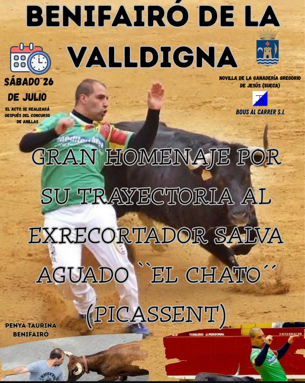 TOROS BENIFAIRO DE LA VALLDIGNA DEL 26 DE JULIO 2025"