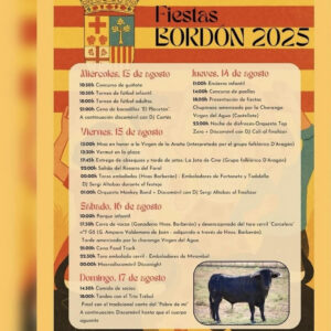 TOROS BORBON DEL 13 AL 17 DE AGOSTO 2025