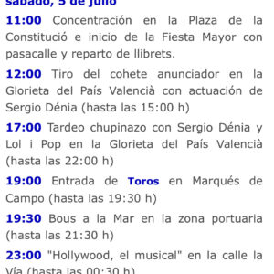 "TOROS BOUS A LA MAR DENIA 5 JULIO 2025"