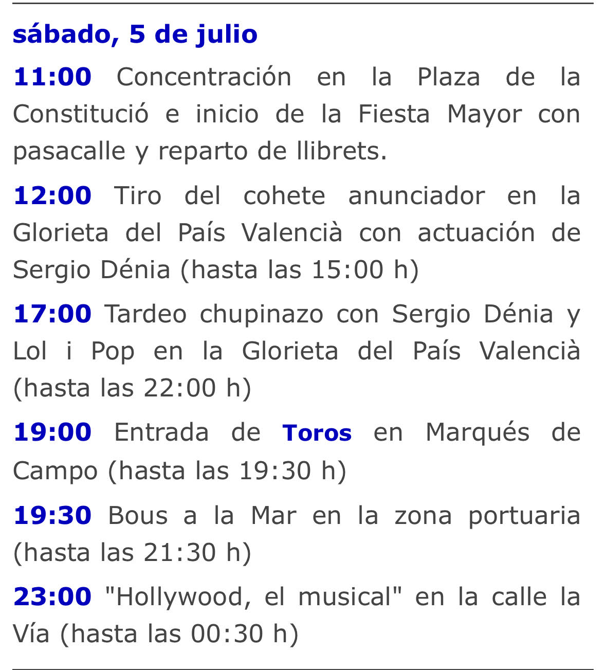 "TOROS BOUS A LA MAR DENIA 5 JULIO 2025"