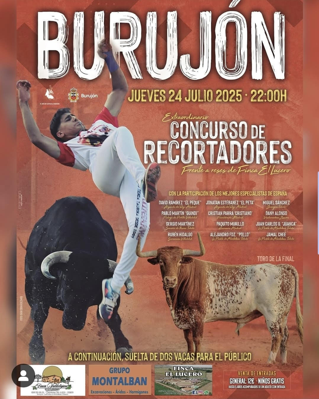 TOROS BURUJÓN 24 JULIO 2025